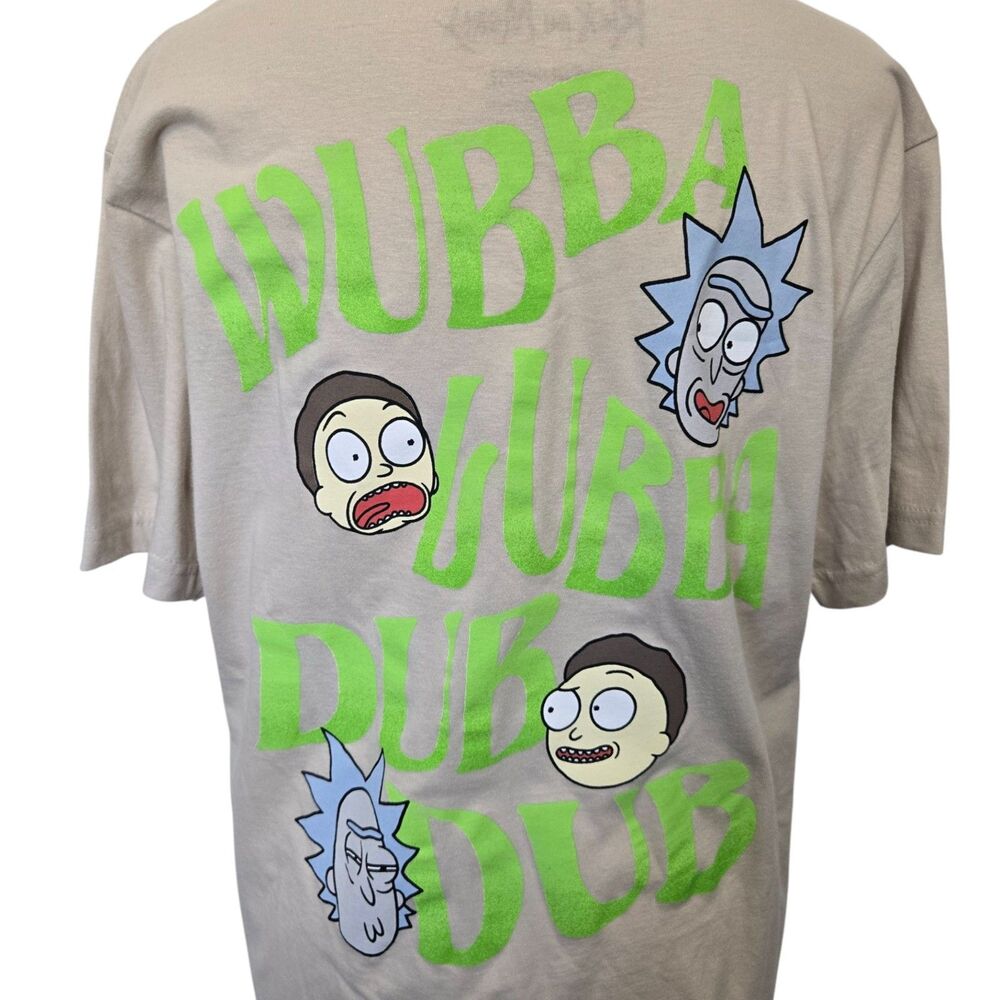 🛸 Rick and Morty “Wubba Lubba Dub Dub” Graphic T-Shirt | Size M | Like New - Picture 5 of 10